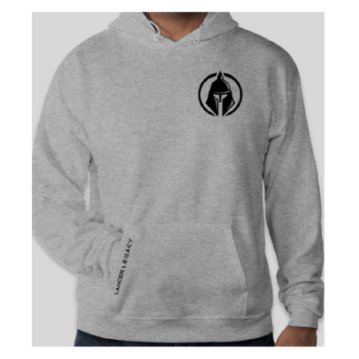 Lancer Legacy  - Classic Pullover Hoodie - Heather Grey