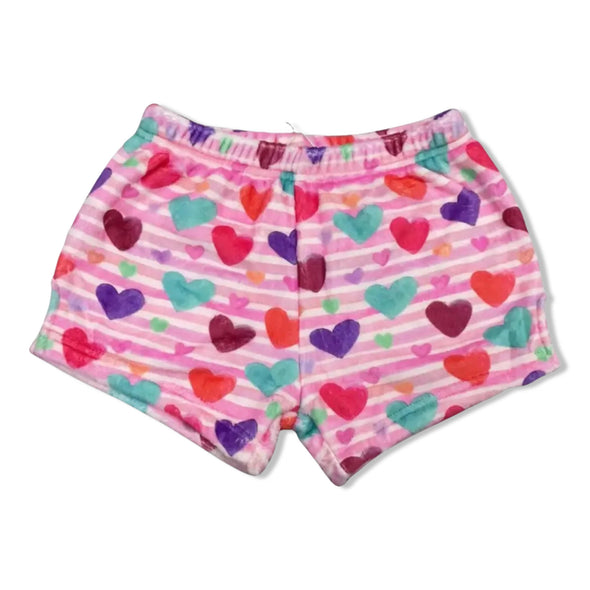 Hearts Plush Shorts