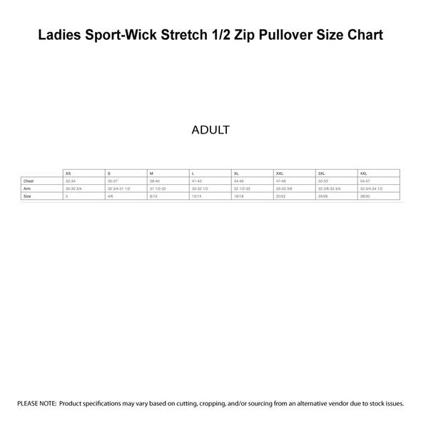 Allied Beverage - Ladies Sport Wick Stretch 1/2 Zip Pullover - Forest Green