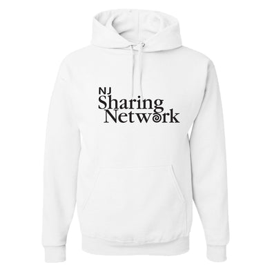 NJ Sharing Network - Classic White Pullover Hoody - 18500
