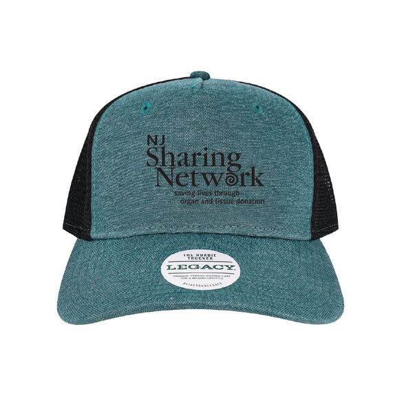 NJ Sharing Network - 5 Panel Trucker Cap - Marine Blue/Black SSROADIE