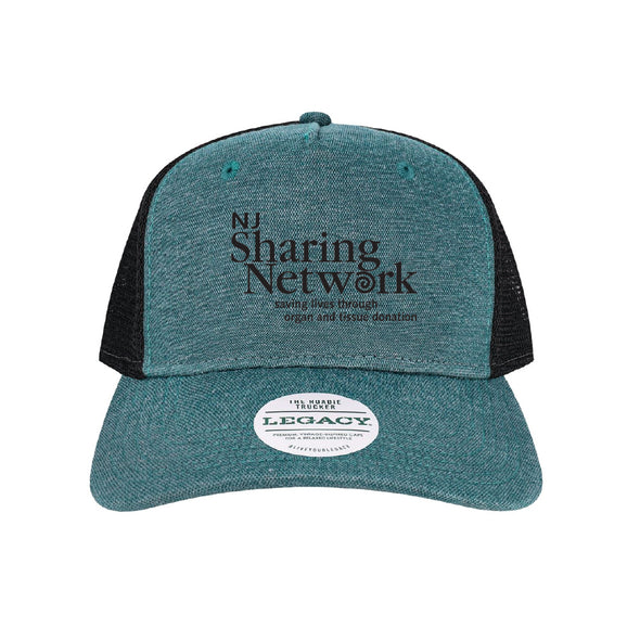 NJ Sharing Network - 5 Panel Trucker Cap - Marine Blue/Black SSROADIE