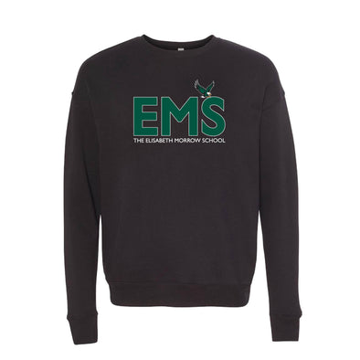 EMS - Bella Sponge Soft Crewneck Sweatshirt - Black