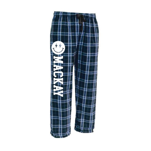 Mackay - Flannel Pants - Navy/Carolina