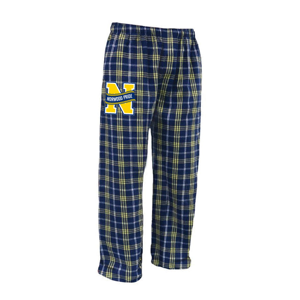 Norwood - Flannel Pants - Navy/Gold