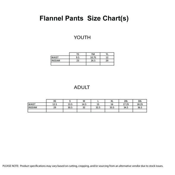 GW - Flannel Pants - Navy/Columbia Blue