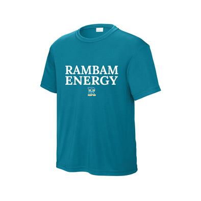 Rambam - Solid Performance Shirt - Tropic Blue