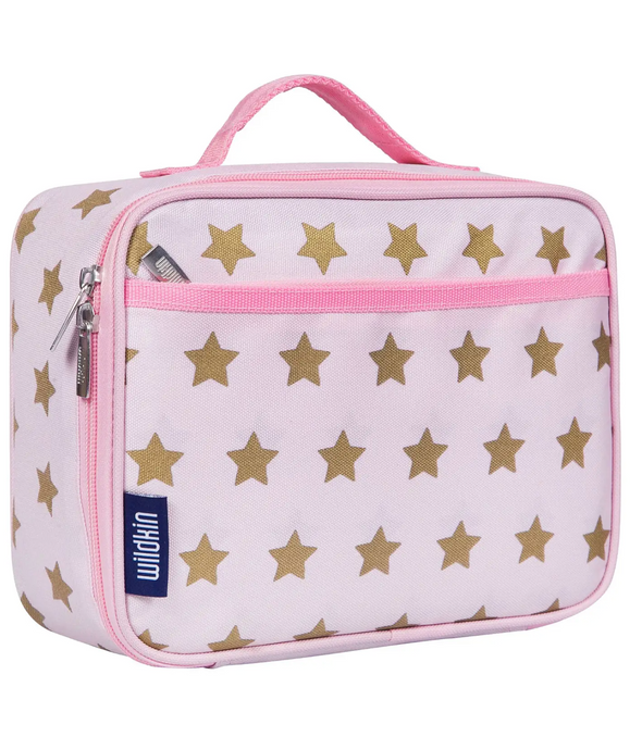 Gold Stars Lunch Box - Pink