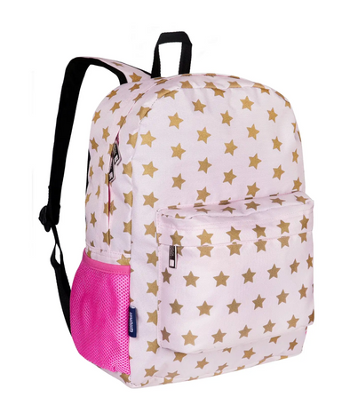 Gold Stars Backpack - Pink