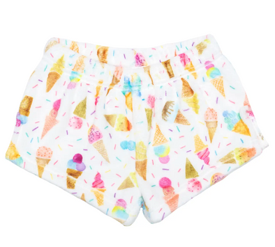 Ice Cream Cones Plush Shorts