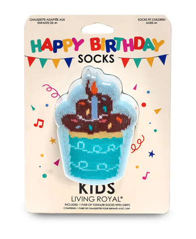 Cupcake Birthday 3D Socks