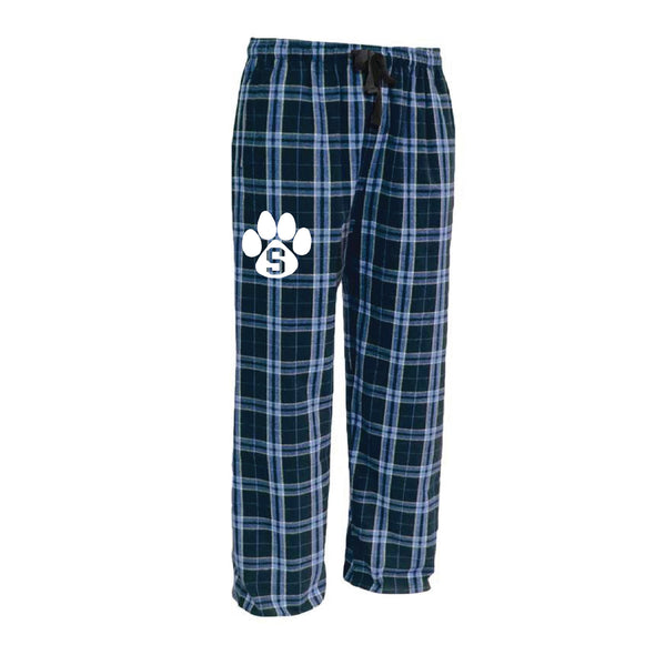 Smith - Flannel Pants - Navy/Carolina