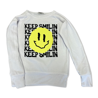 Keep Smilin Crew Sweatshirt - Firehouse