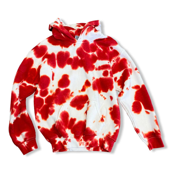 Tie-Dye Hoodie - Red