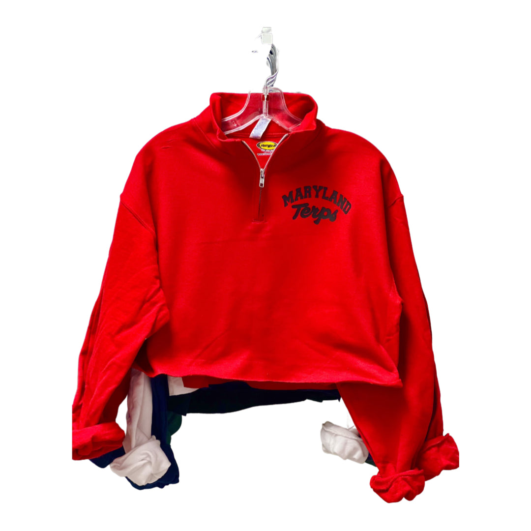 Cropped quarter hotsell zip sweatshirt