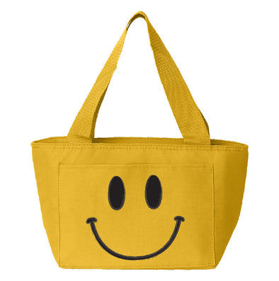 Happy Face Lunch Bag - Yellow
