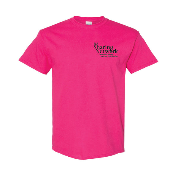 NJ Sharing Network - Classic Tee - SS5000 Hot Pink