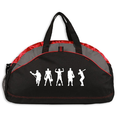 Sports Duffel - Black/Red