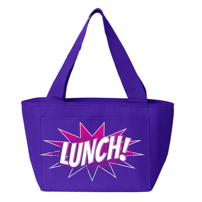 Comic Lunch Bag - Purple