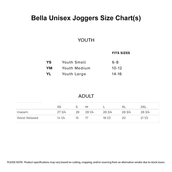 NJ Sharing Network - Bella Unisex Premium Joggers - SS3727