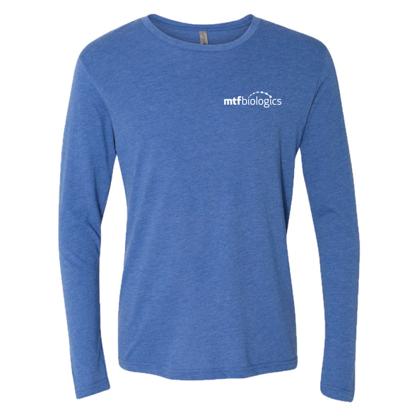 MTF Biologics - Triblend Long Sleeve Crew - BLUE