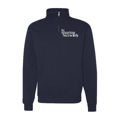 NJ Sharing Network - Quarter Zip Fleece - Navy 995MR