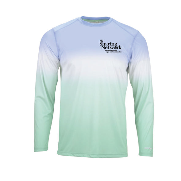 NJ Sharing Network - Paragon Ombre Long Sleeve Performance T - SS226