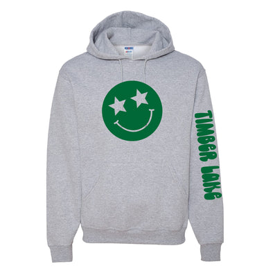 Star Eyes Happy Face Camp Hoodie