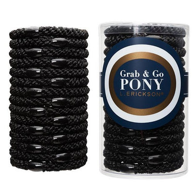 Black Grab & Go Pony Tube