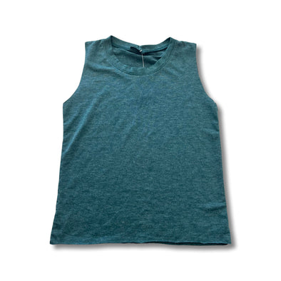 Firehouse Full Length Muscle Tank - Heather Hunter Green