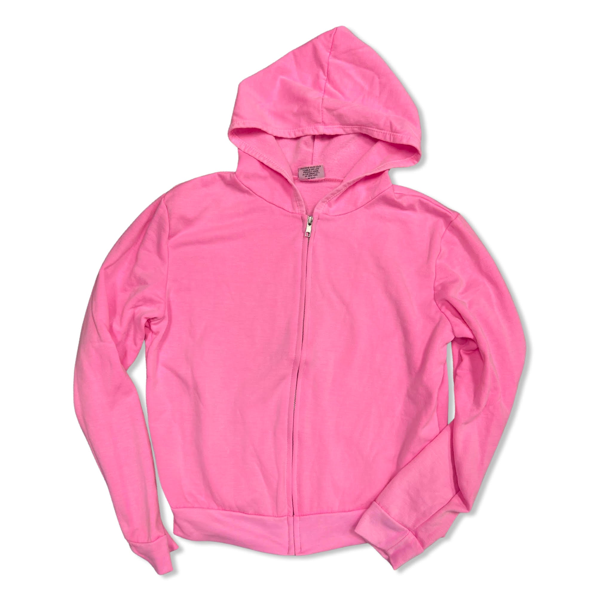 Neon Pink Full Length Zip Sweatshirt - Firehouse – LikeWear