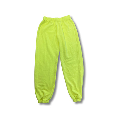 Neon Yellow Fleece Pant - Firehouse
